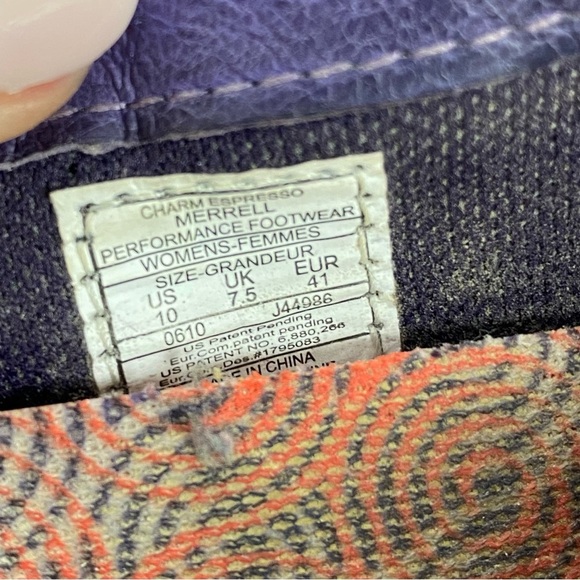 Merrell Ortholite brown leather slip on flats - Picture 5 of 6